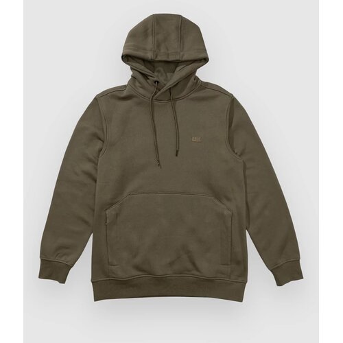 Salty Crew Long Range Pulover s kapuco olive Cene