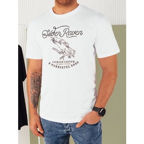 DStreet Men&amp;#039;s T-shirt with white print Slike