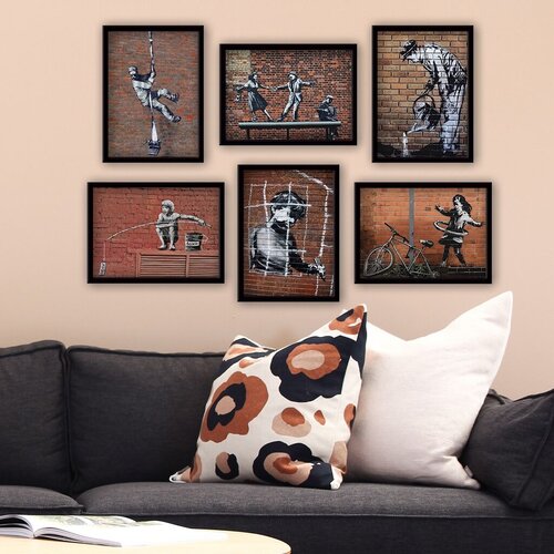Wallity Uokvirena slika 6BC9624_2530, 25x30 cm, 6 dijelova Cijene