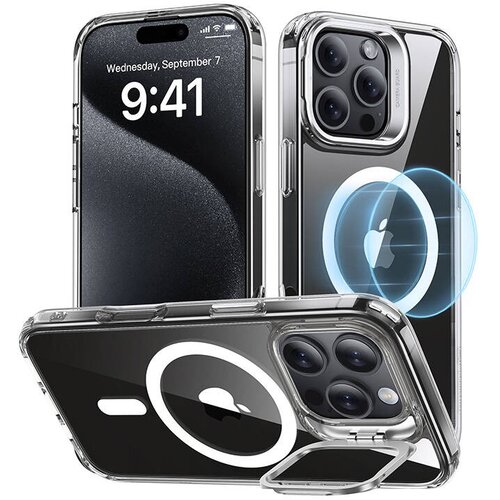 ESR OVITEK CLASSIC HYBRID HALOLOCK ZA IPHONE 16 PRO Z MAGNETNIM STOJALOM, (5000086833) Slike