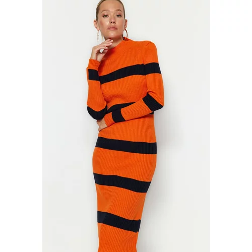 Trendyol Dress - Orange - Bodycon