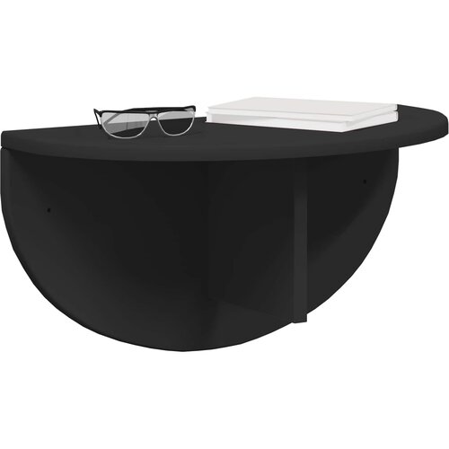  Polica na zidu Zidne Crna 48 x 24 x 24 cm Konstruirano drvo Slike