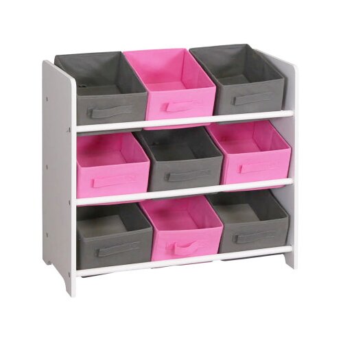 Master Ormarić dječiji sa korpicama roza 63x30x59,5cm Happy 400115 Cijene