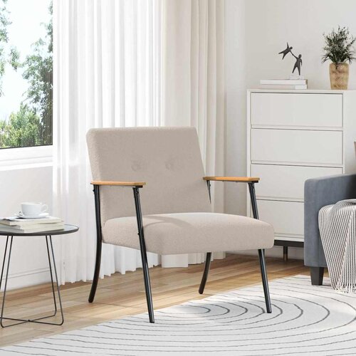 vidaXL fotelja Svijetlo siva 59 x 75 x 78 cm Cijene