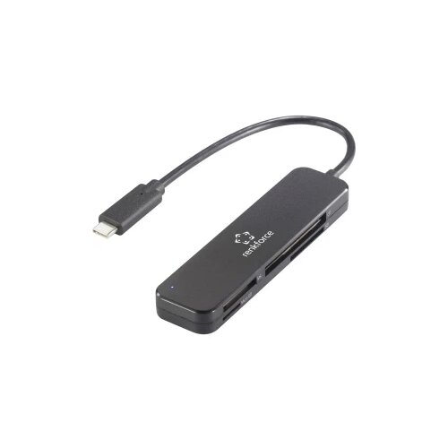 Renkforce RF-PCR-230 vanjski čitač memorijskih kartica USB-C® 5Gbps crna Cijene