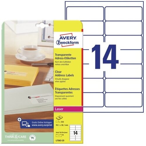  Etikete zweckform l7563 99,1x38,1mm 1/25 ZWECKFORM1 Cene