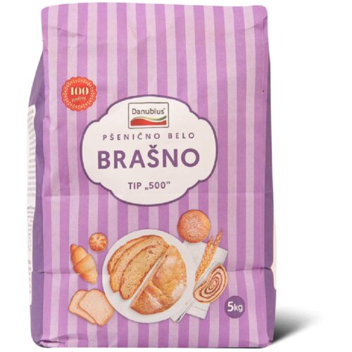 Danubius p&amp;scaron;enično belo bra&amp;scaron;no tip 500 5KG Slike