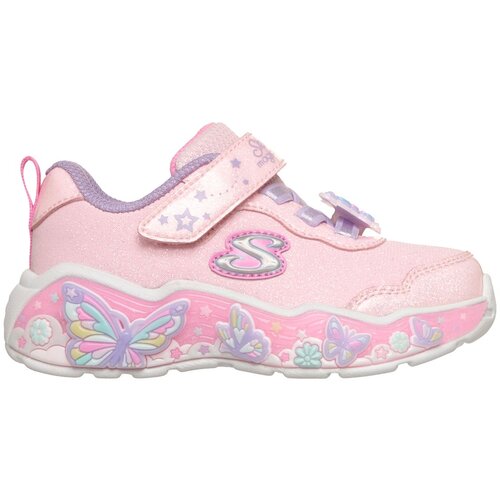 Skechers Patike za devojčice S Lights Lil Butterfly Bliss, 303066N-LPMT, Roze Cene