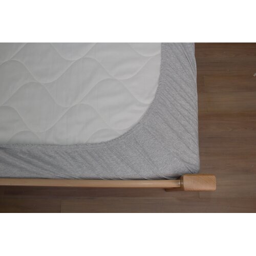Manjatex Čar&scaron;af sa lasti&scaron;em, Za du&scaron;ek od 40cm, 200x200cm, Sivi Cene