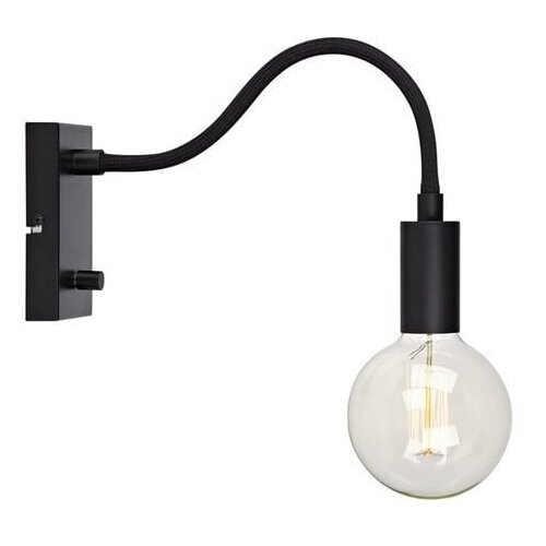 Marksl&amp;ouml;jd Crna zidna lampa Raw &amp;ndash; Slike
