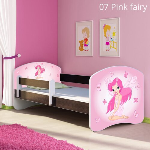  Dječji krevet ACMA s motivom, bočna wenge 180x80 cm 07 Pink Fairy Cijene