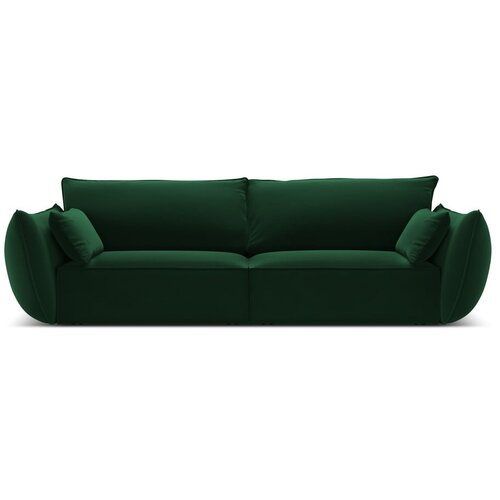 Mazzini Sofas Temno zelena žametna sedežna garnitura 208 cm Vanda &amp;ndash; Slike