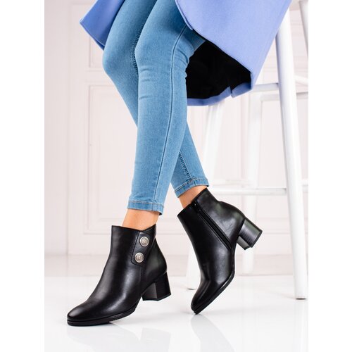 SHELOVET Classic women&amp;#039;s ankle boots on the post Slike