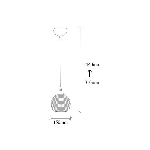 Opviq Luster dimljena-030, 15x15 cm, E27, 40W Slike