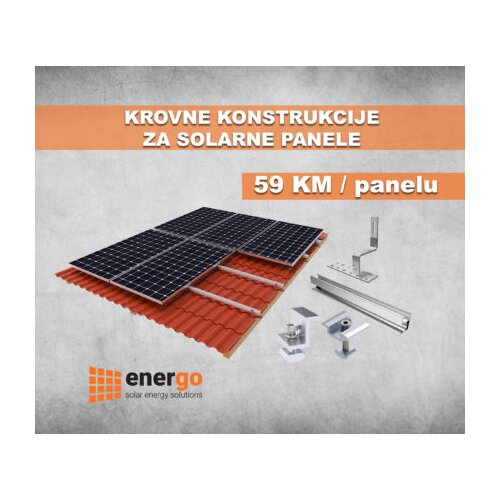  Krovna pod konstrukcija za solarne panel Slike