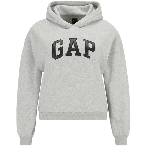 Gap Tall Sweater majica siva melange / crna