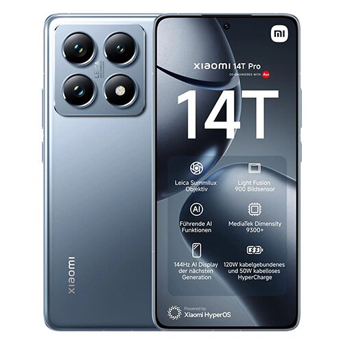 Xiaomi 14T Pro 12/512GB Blue Slike