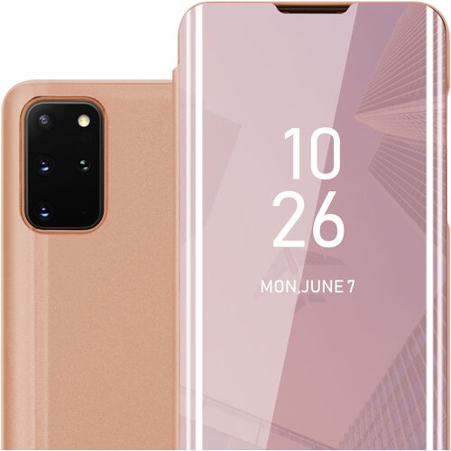  CARE, združljiv s Samsungom v Kunzit Pink - prozorno za za&scaron;čito z ogledalom z zrcalo z funkcijo stojala 360 stopinj za&scaron;čita, (20572252) Cene