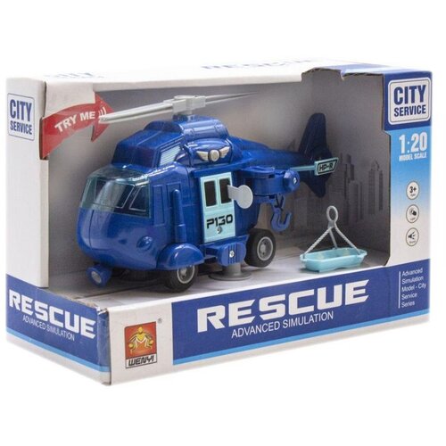 Wenyi spasilački helikopter tamno plavi Cene