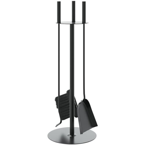  Set alata za kamin od 4 dijela 22 x 59 cm čelik Slike