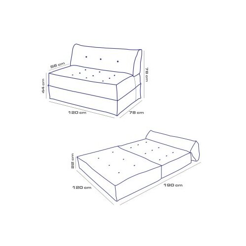 Atelier Del Sofa sofa dvosed mocca mustard Cene