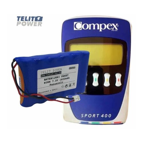 Telit Power Baterija za COMPEX SPORT 400 &ndash; NiMH 7.2V 1600mAh ( P-2463 ) Cene