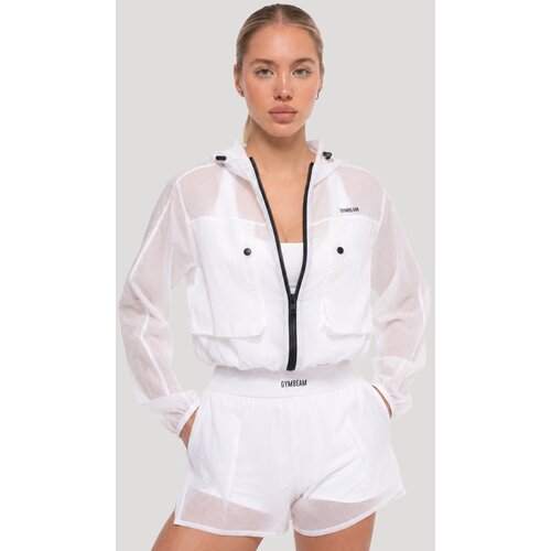 GymBeam Ženska jakna Flow White XL Cijene
