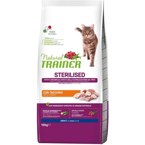 Trainer daily nutrition sterilised adult with turkey - hrana za sterilisane odrasle mačke - sa ćuretinom (300g, 1,5kg i 10kg) 10kg Cene