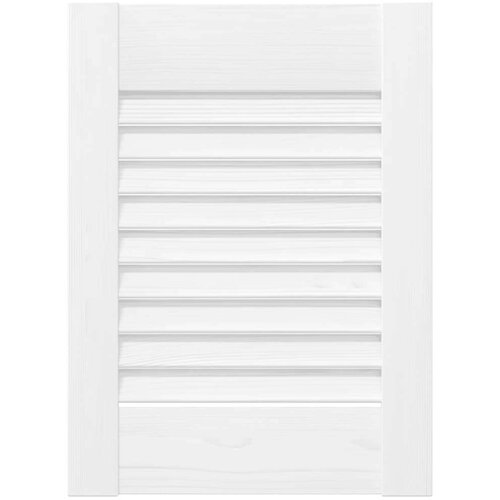 vidaXL Vrata za omarico z letvicami 2 kosa bela 39,5x29,5 cm Cene