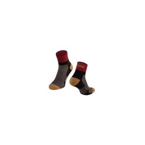 Force Čarape DIVIDED braon-crvene S-M 36-41 Slike