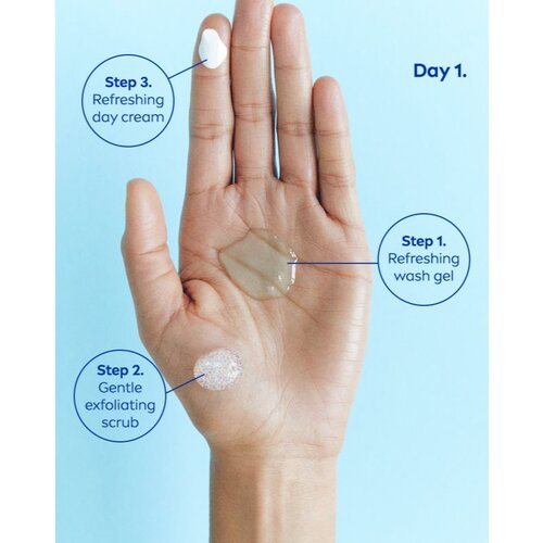 Nivea Refreshing osvežilni čistilni gel za normalno do me&amp;scaron;ano kožo 150 ml Slike