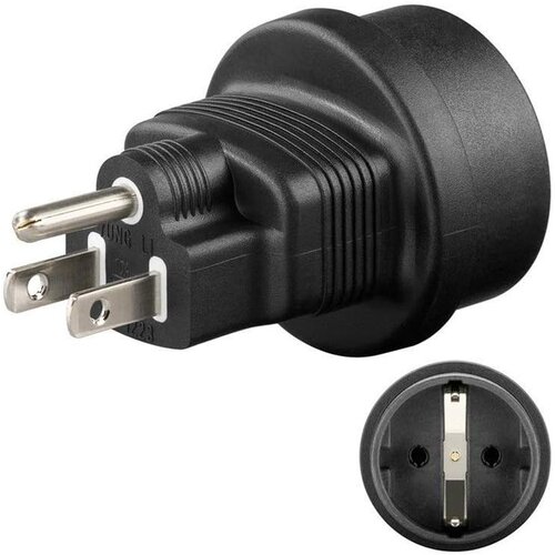 Goobay Travel adapter sa EU na USA 10A crni Cijene