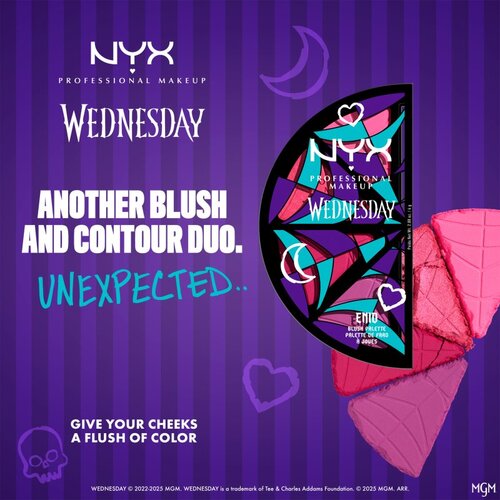 NYX Professional Makeup Wednesday Blush Palette paleta rdečil 4x2.88 g Slike
