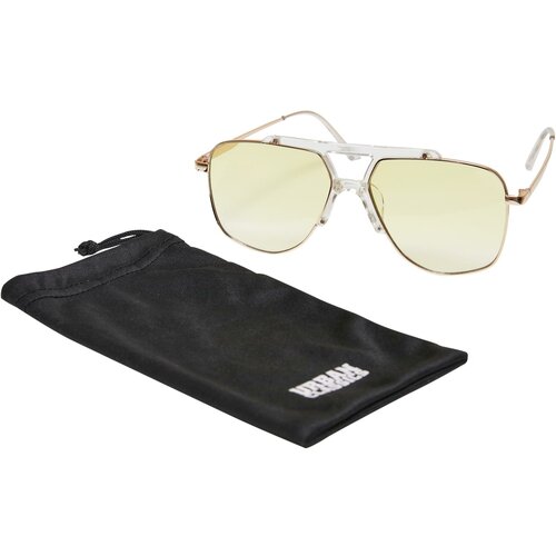 Urban Classics Accessoires Sunglasses Saint Tropez transparent/gold Cene