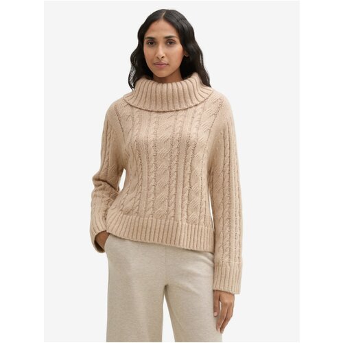 Tom Tailor Beige women's sweater - Women's Cene