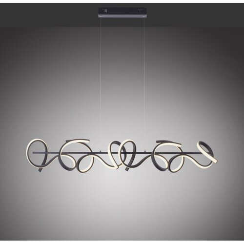 LEUCHTEN DIREKT 19033-18 - led prigu&amp;scaron;iva luster na sajli curls 4xLED/10,2W/230V Slike