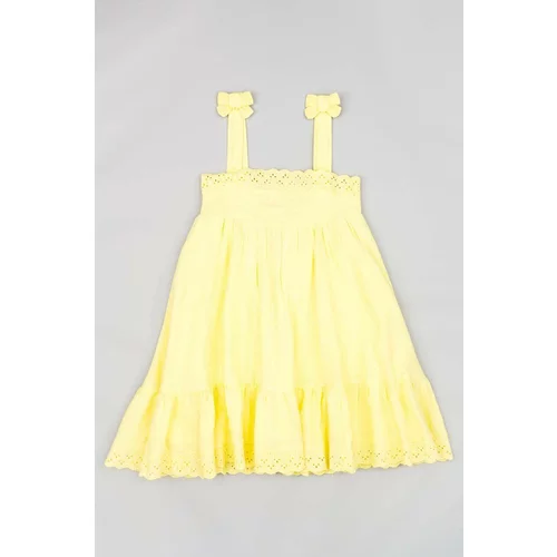Zippy Dječja haljina boja: žuta, midi, oversize