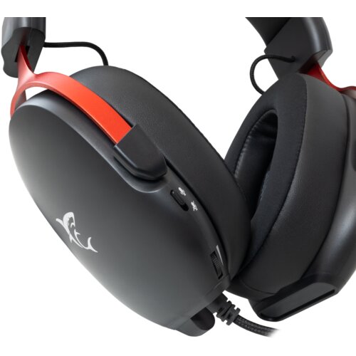 WHITESHARK Fox GH-2445 gaming slu&amp;scaron;alice s mikrofonom, crne Slike