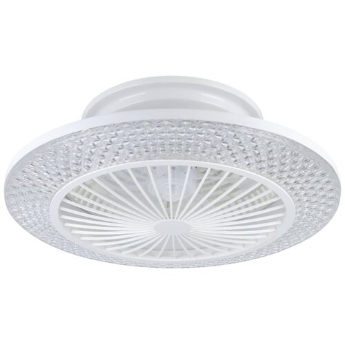 Eglo 35145 - LED prigu&amp;scaron;iva plafonski ventilator MALINSKA 3xLED/12,6W/230V prečnik 55 cm bela + daljinski upravljač Slike