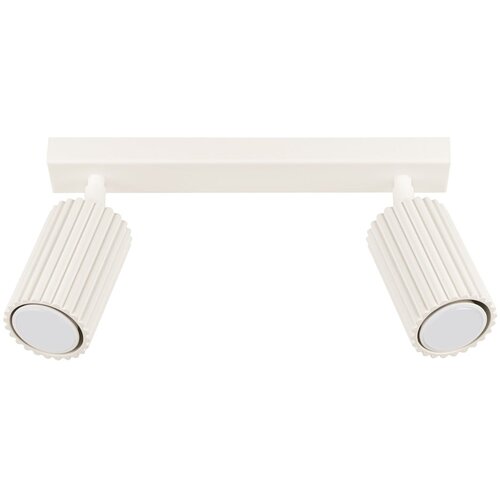 Nice Lamps Kremno bela stropna svetilka 6,5x30 cm Gleam &amp;ndash; Slike