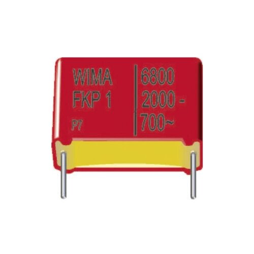 WIMA FKP-folijski kondenzator, radijalno ožičen 1500 pF 4000 V/DC 5 % 22.5 mm (D x &amp;Scaron; x V) 26.5 x 7 x 16.5 mm FKP1X011505D00JSSD Slike