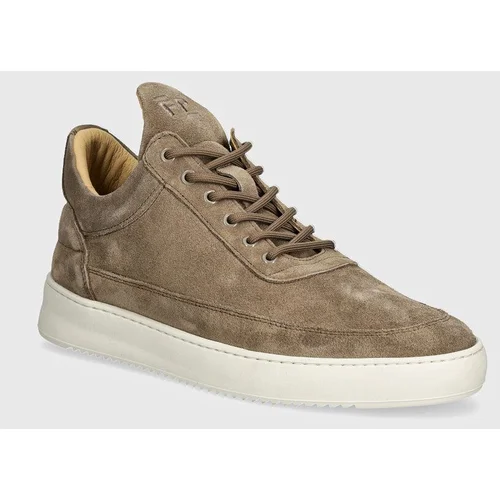 Filling Pieces Tenisice od brušene kože Low Top Suede boja: bež, 10122793055