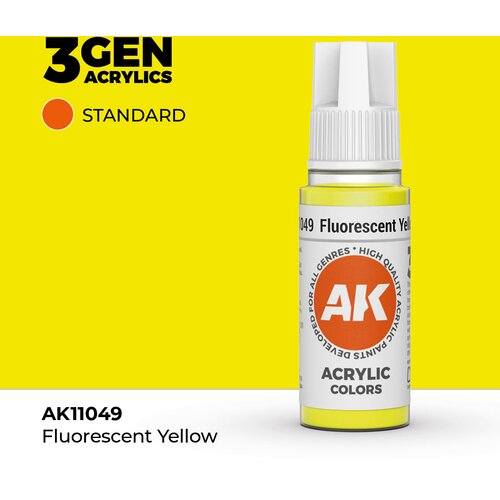 AK Interactive Fluorescent Yellow 17ml - 3rd Gen Akrilna Boja AK11049 Cene