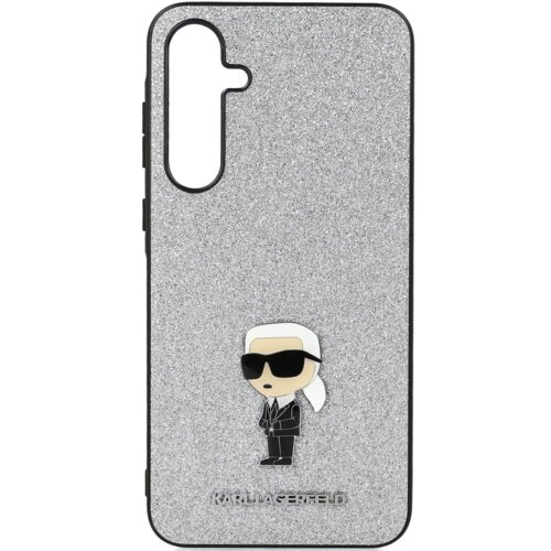 Karl Lagerfeld Originalen ovitek Samsung Galaxy A35 - Karl full body - srebrn ovitek z belščicami - KLHCSA35GCNPSG Cene