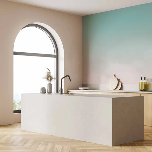  Foto tapeta - Summer Morning - Transition of Colors from Light Blue to Pink 450x315 Vodootporna Slike