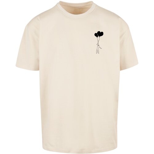 Merchcode Men's T-shirt Love In The Air beige Cene