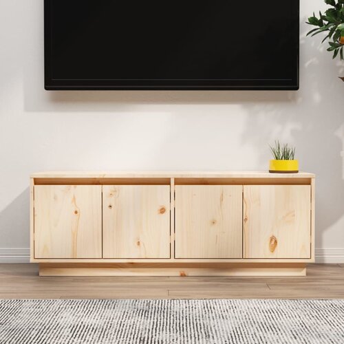 Furnova TV omarica 110x34x40 cm trdna borovina, (21924290) Slike