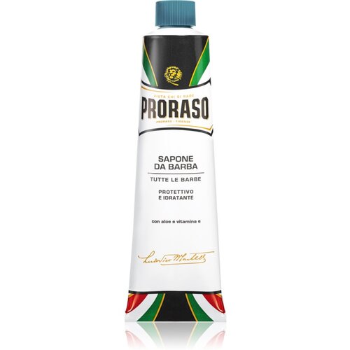 Proraso blue shaving soap in a tube sapun za brijanje u tubi s aloe verom 150 ml za mu&amp;scaron;karce Slike