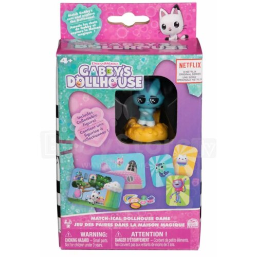 Games KOG KOL GabbysDollhouseCardGamwFig GML Dru&amp;scaron;tvena igra na ploči Uparivanje Slike