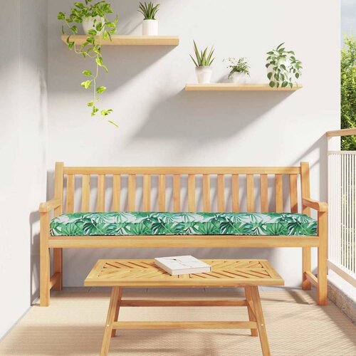  Jastučić za palete Cvjetni Zeleni Uzorak Lista 180 x 40 x 8 cm Slike